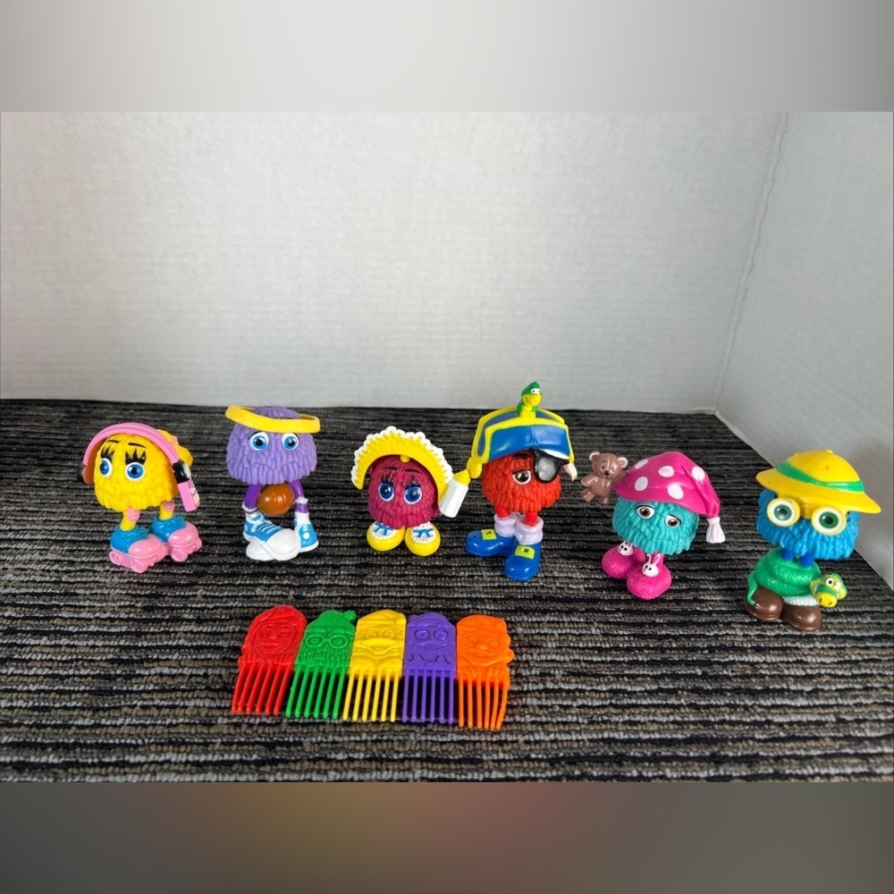 Vintage McDonald's 1989- Funny Fry Friends - Set of 6